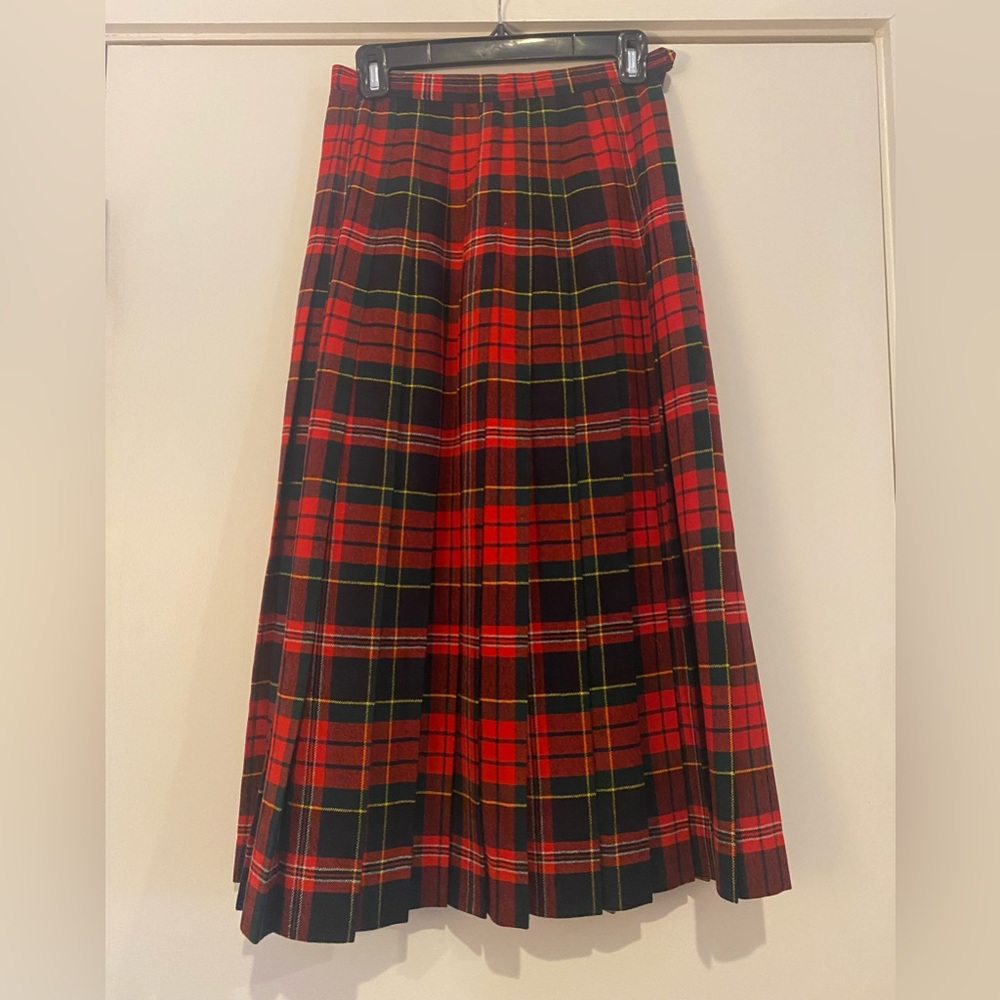 Vintage Brooks Brothers Tartan Plaid Skirt, size 8